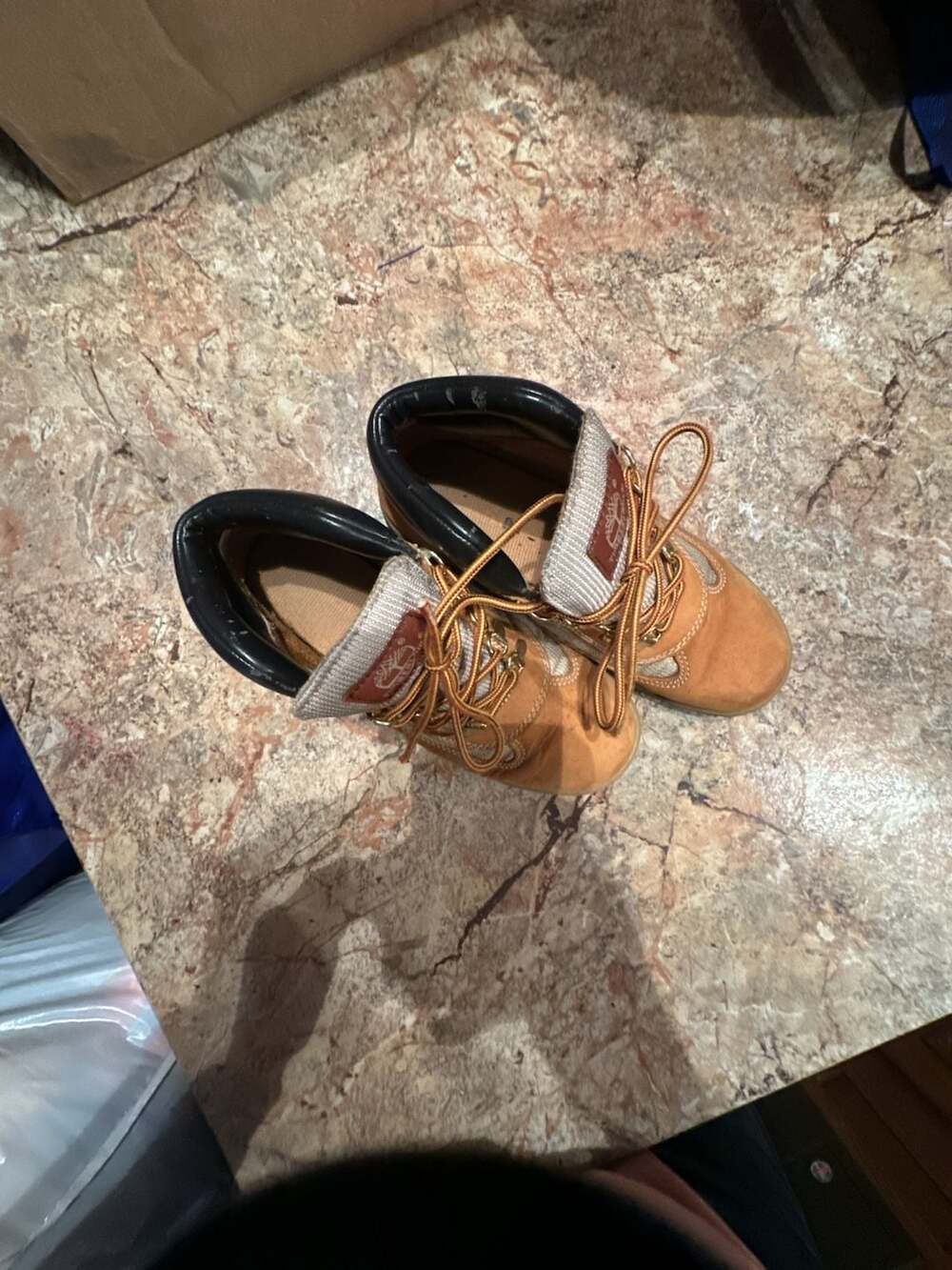 Timberland Kids Field Boots Tan and Beige Hiking Boots